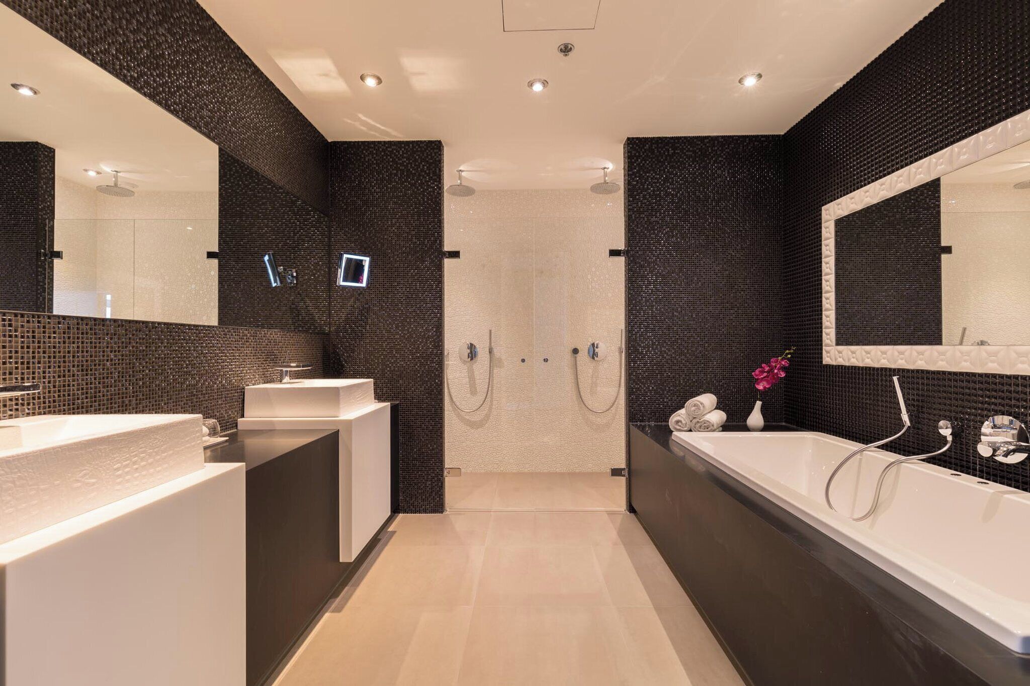 free toiletries, hair dryer, bathrobes, slippers