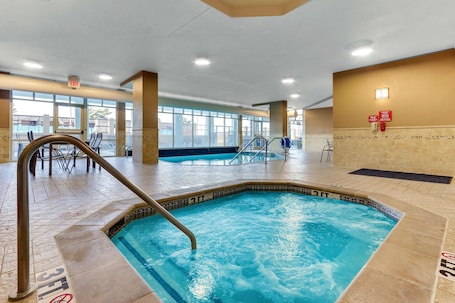 Indoor pool, outdoor pool