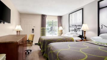 Premium bedding, individually furnished, desk, iron/ironing board