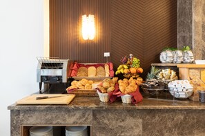 Daily buffet breakfast (EUR 19 per person)