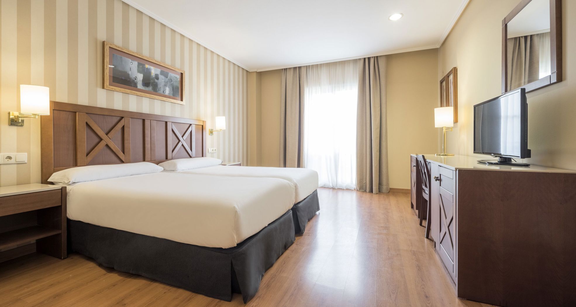 Minibar, in-room safe, desk, laptop workspace