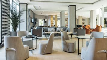 Sitteområde i lobbyen