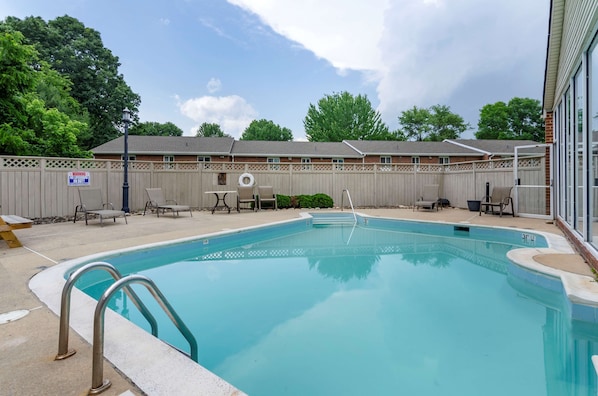 Indoor pool, seasonal outdoor pool