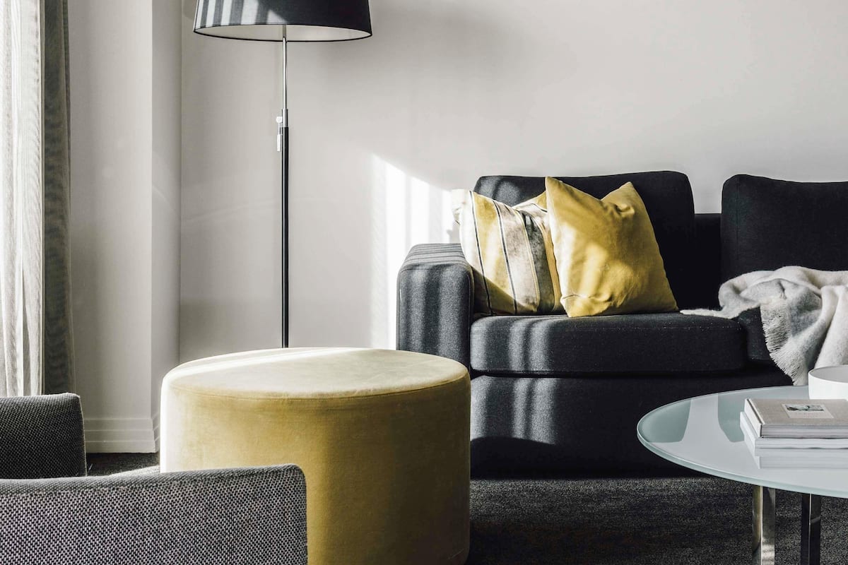 Lägenhet - 2 sovrum - kök | 1 sovrum, sängtillbehör av högsta kvalitet, bäddmadrasser och minibar