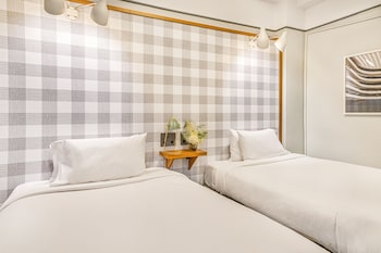 Superior Room, 2 Twins | Egyptian cotton sheets, premium bedding, down comforters, pillowtop beds at Paramount Times Square