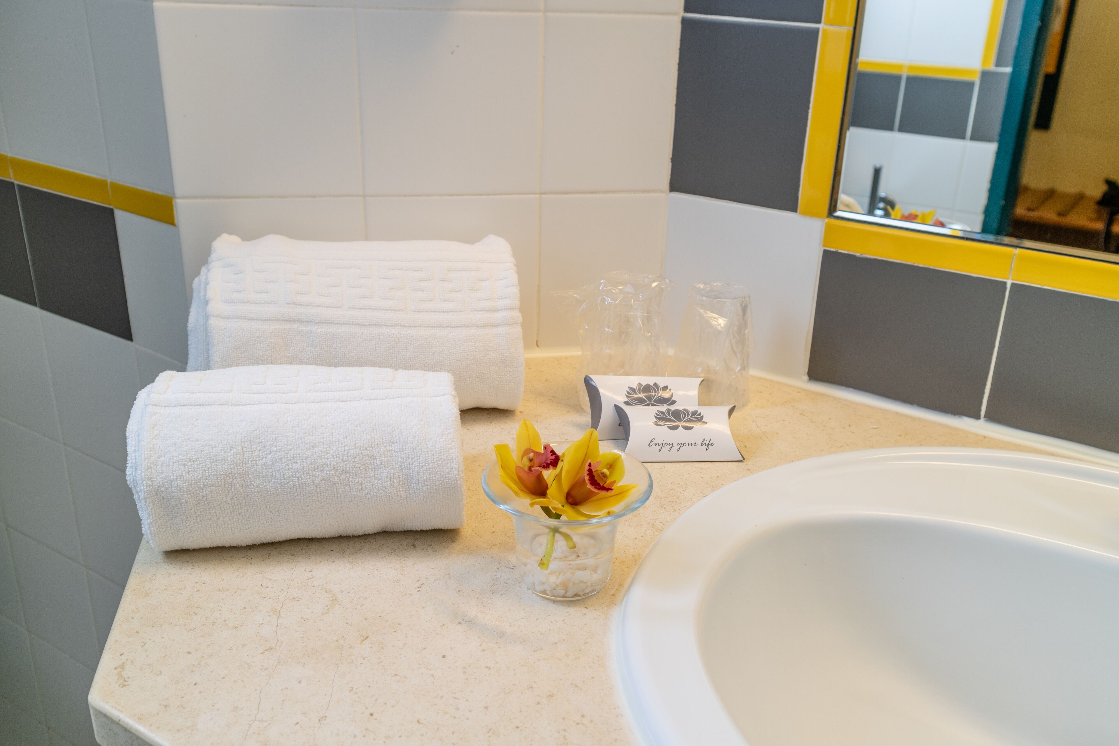 bathtub, free toiletries, hair dryer, bidet