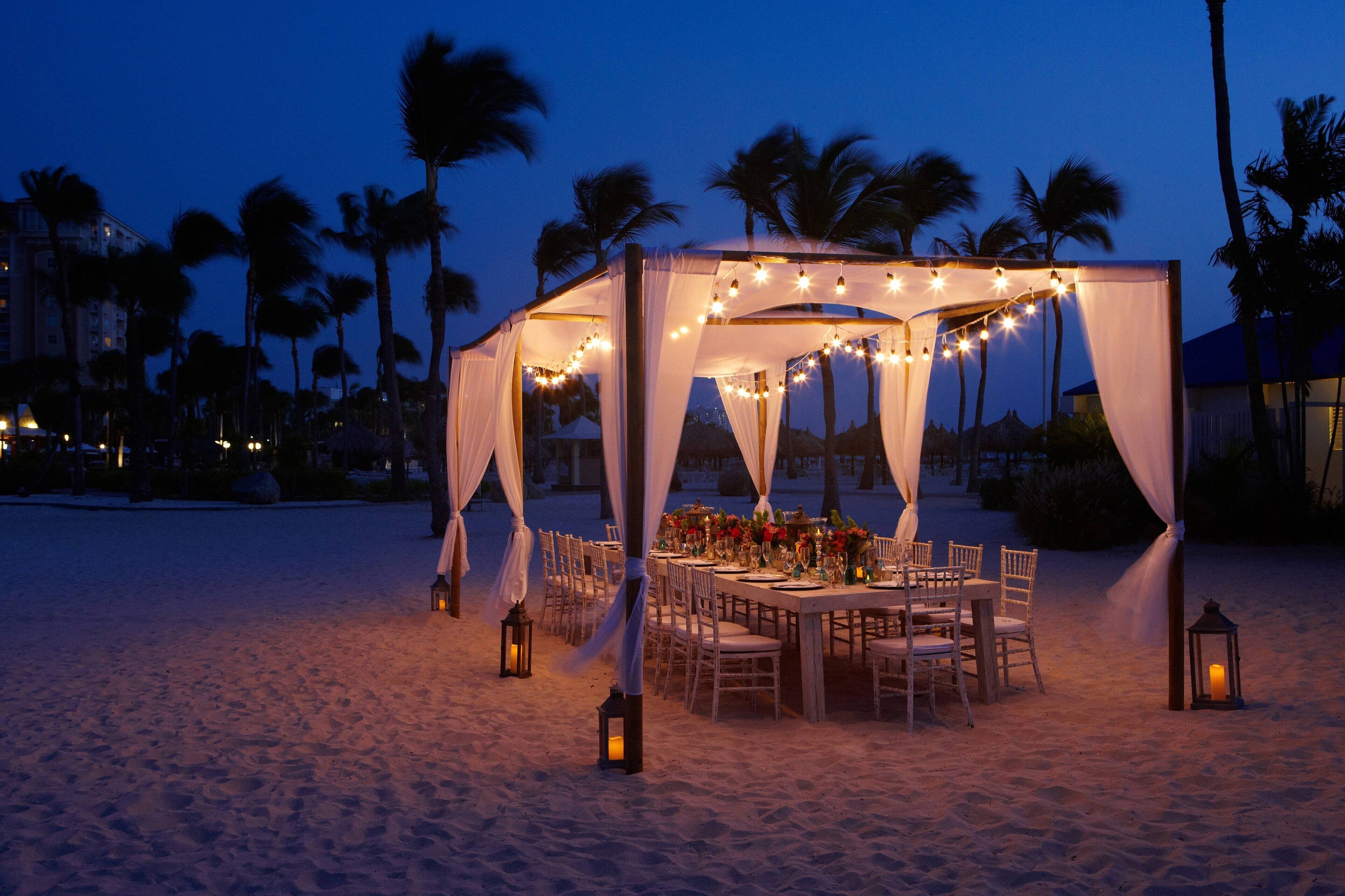 야외 결혼식 공간