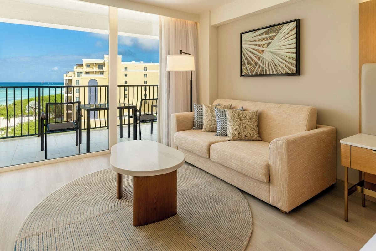 Room, 1 King Bed with Sofa bed, Club Lounge Access (Tradewinds, Adults Only, Limited View) | 1 bedroom, premium bedding, down comforters, in-room safe