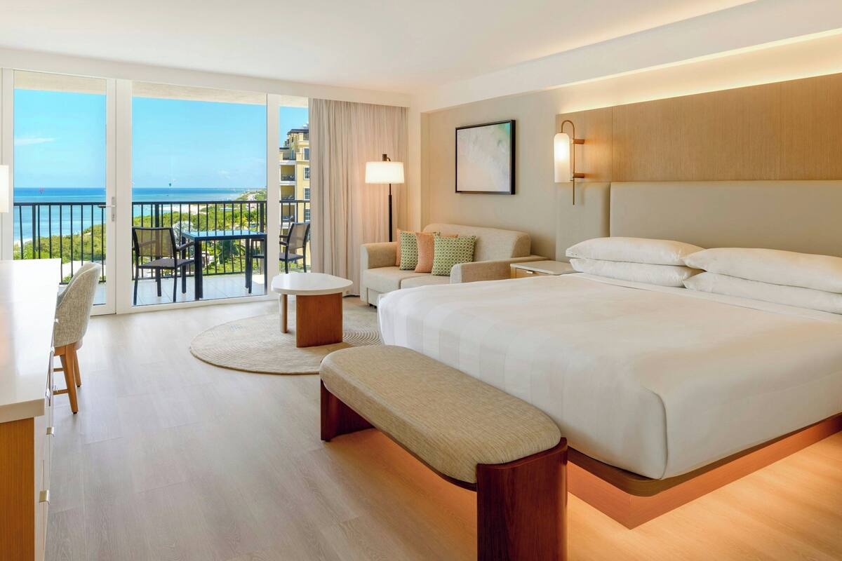 Room, 1 King Bed with Sofa bed, Partial Ocean View | 1 bedroom, premium bedding, down duvets, in-room safe