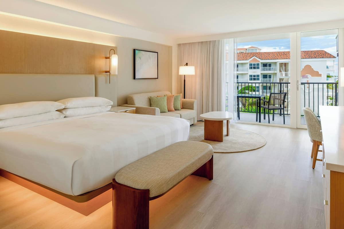 Room, 1 King Bed with Sofa bed (View) | 1 bedroom, premium bedding, down duvets, in-room safe