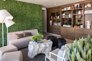 Sala de estar en el lobby