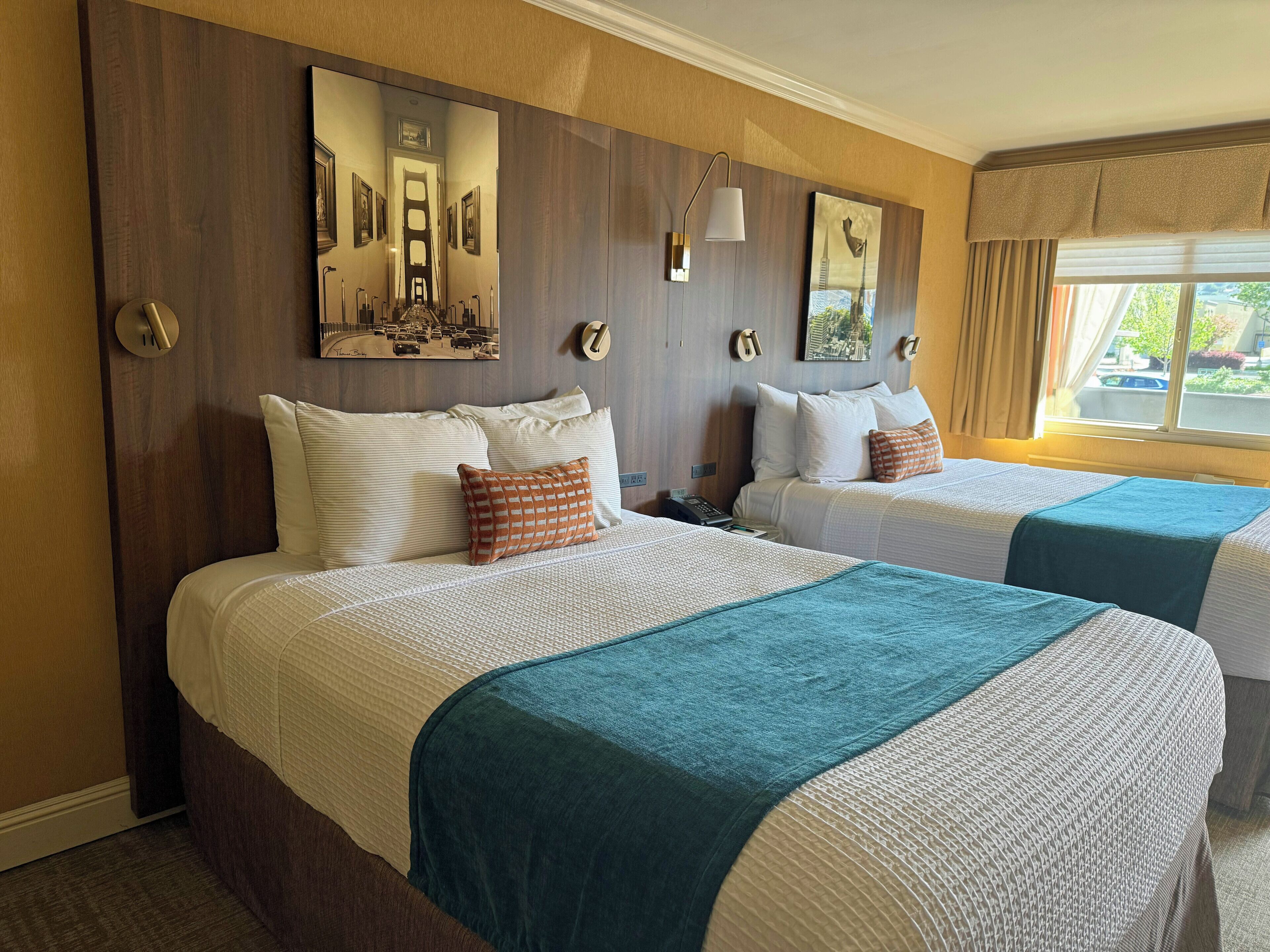 Deluxe Double Room, 2 Queen Beds | Hypo-allergenic bedding, pillowtop beds, in-room safe, desk