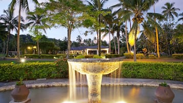 Outdoor wedding area