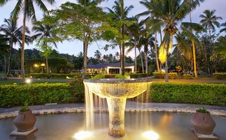Outdoor wedding area