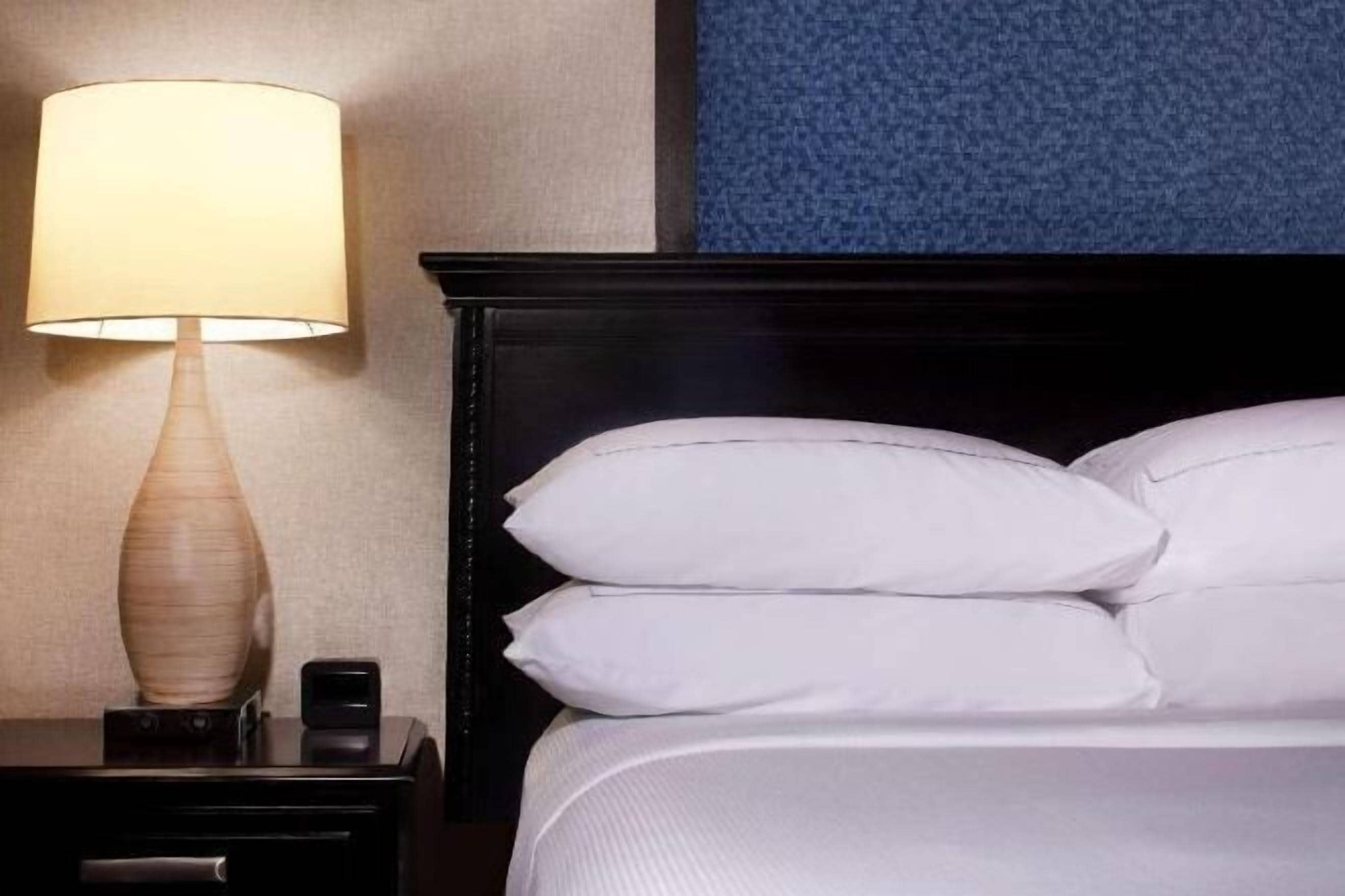 Premium bedding, down comforters, pillowtop beds, in-room safe