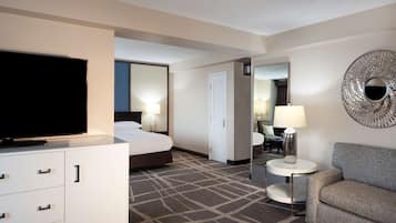 Premium bedding, down duvets, pillow-top beds, in-room safe