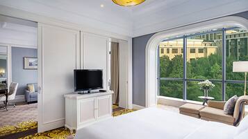 1 chambre, couette en duvet d'oie, minibar