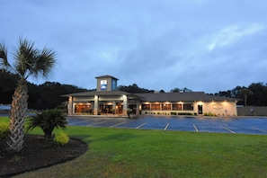 Front of property - evening/night