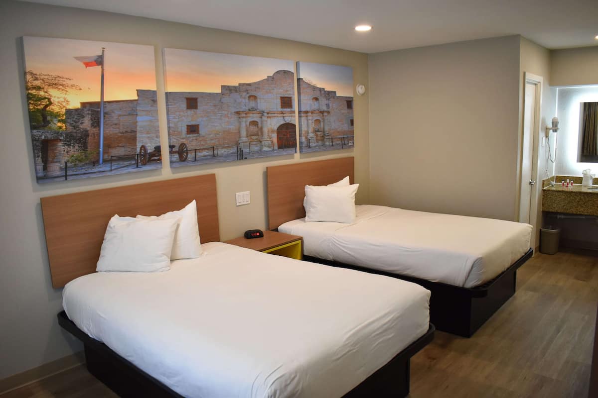 In-room safe, desk, iron/ironing board, free cribs/infant beds