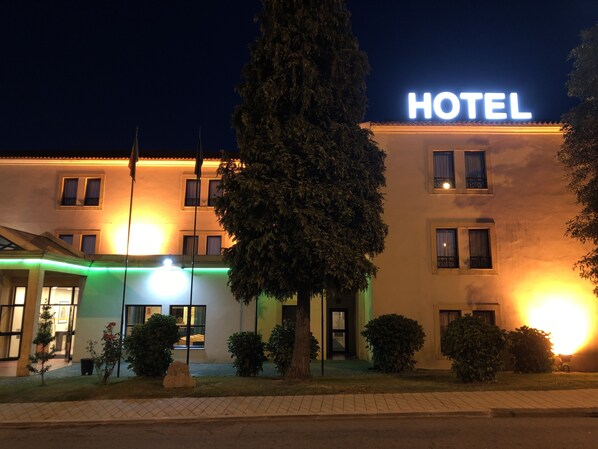 Front of property – evening/night