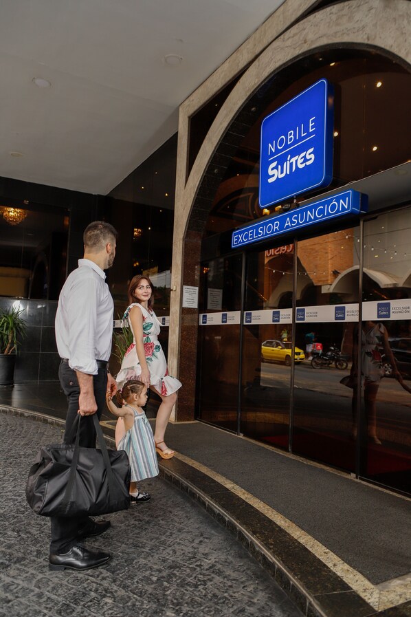 Majoituspaikan julkisivu