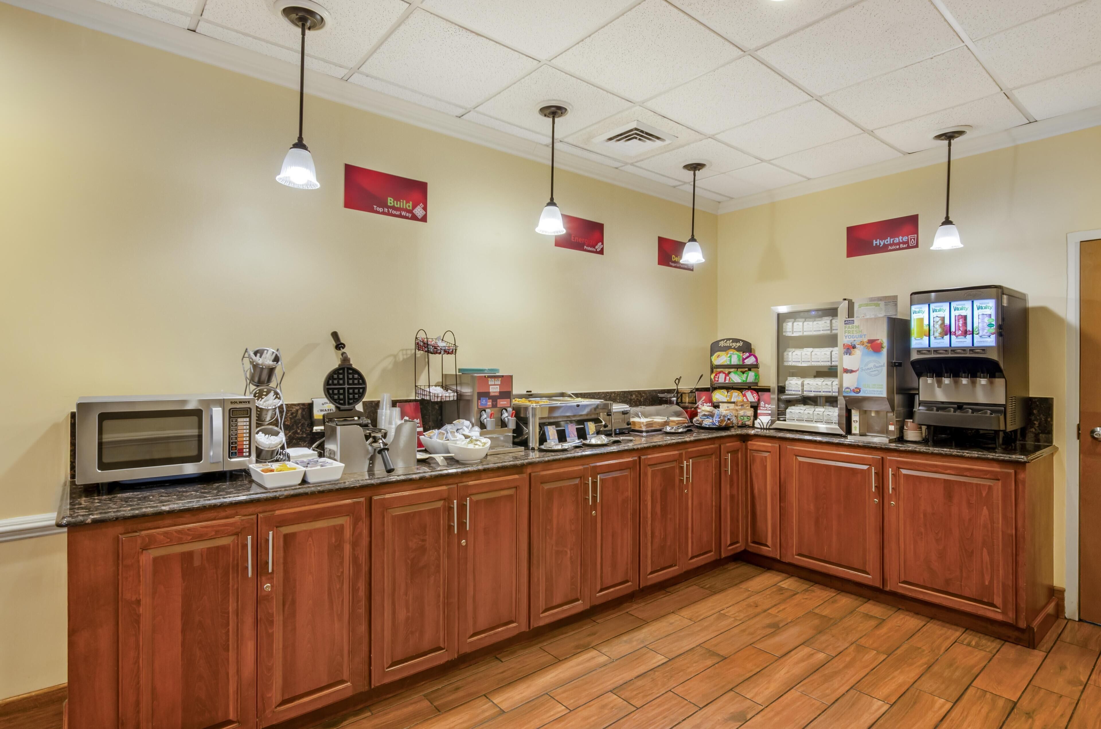 Café da manhã continental grátis todos os dias