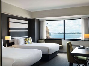 In-room safe, desk, laptop workspace, blackout drapes