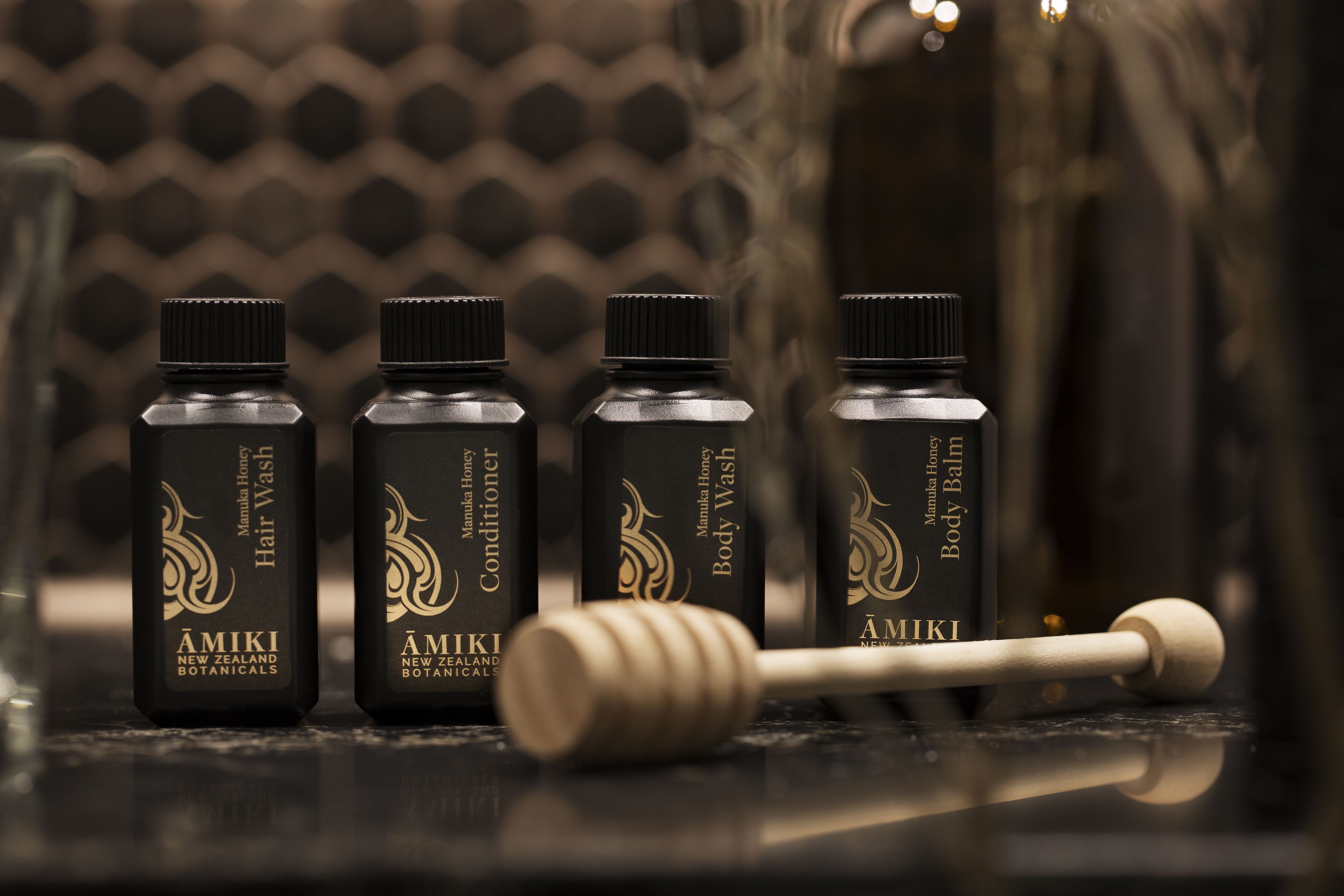 shower, designer toiletries, hair dryer, slippers