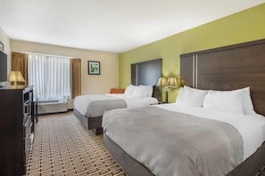 Standard Room, 2 Queen Beds, Non Smoking | Desk, iron/ironing board, rollaway beds, free WiFi - Quality Inn West of Asheville (Canton)
