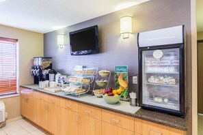 Kontinental frokost er inkludert hver dag
