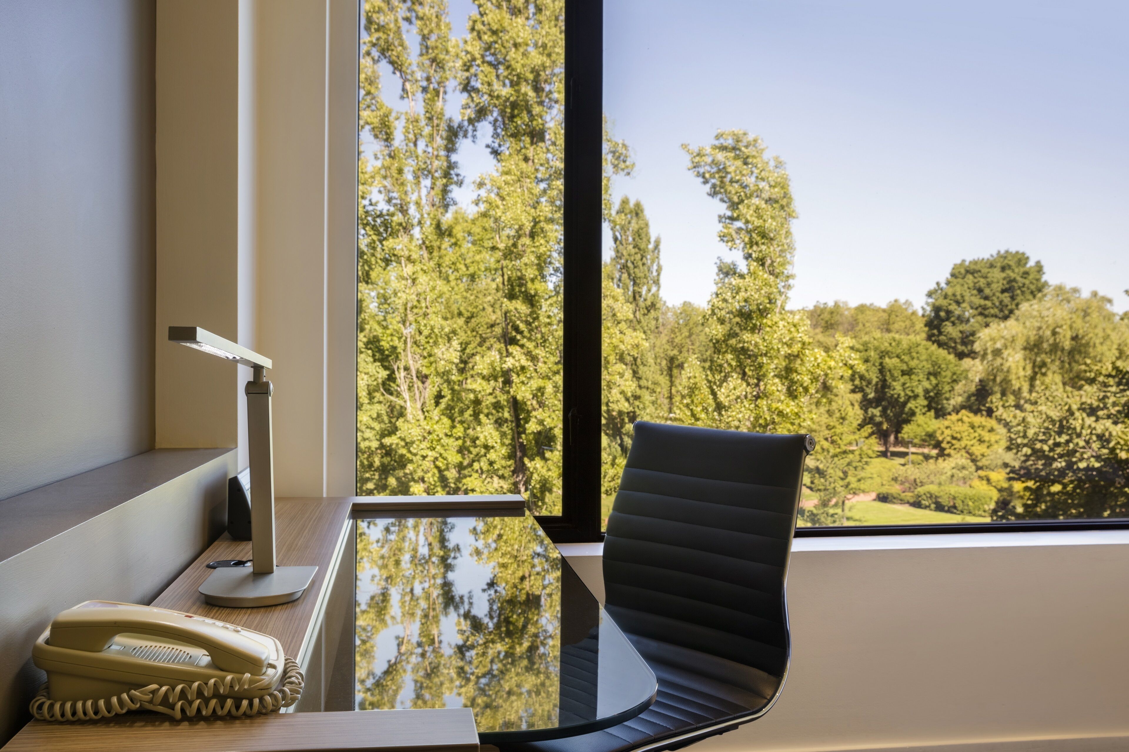 Premium Room, 2 Double Beds (Glebe Park View) | Minibar, in-room safe, desk, laptop workspace