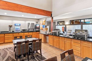 Free daily buffet breakfast