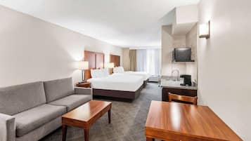 Suite, 2 Queen Beds, Non Smoking (Upgrade) | Premium bedding, in-room safe, desk, blackout drapes