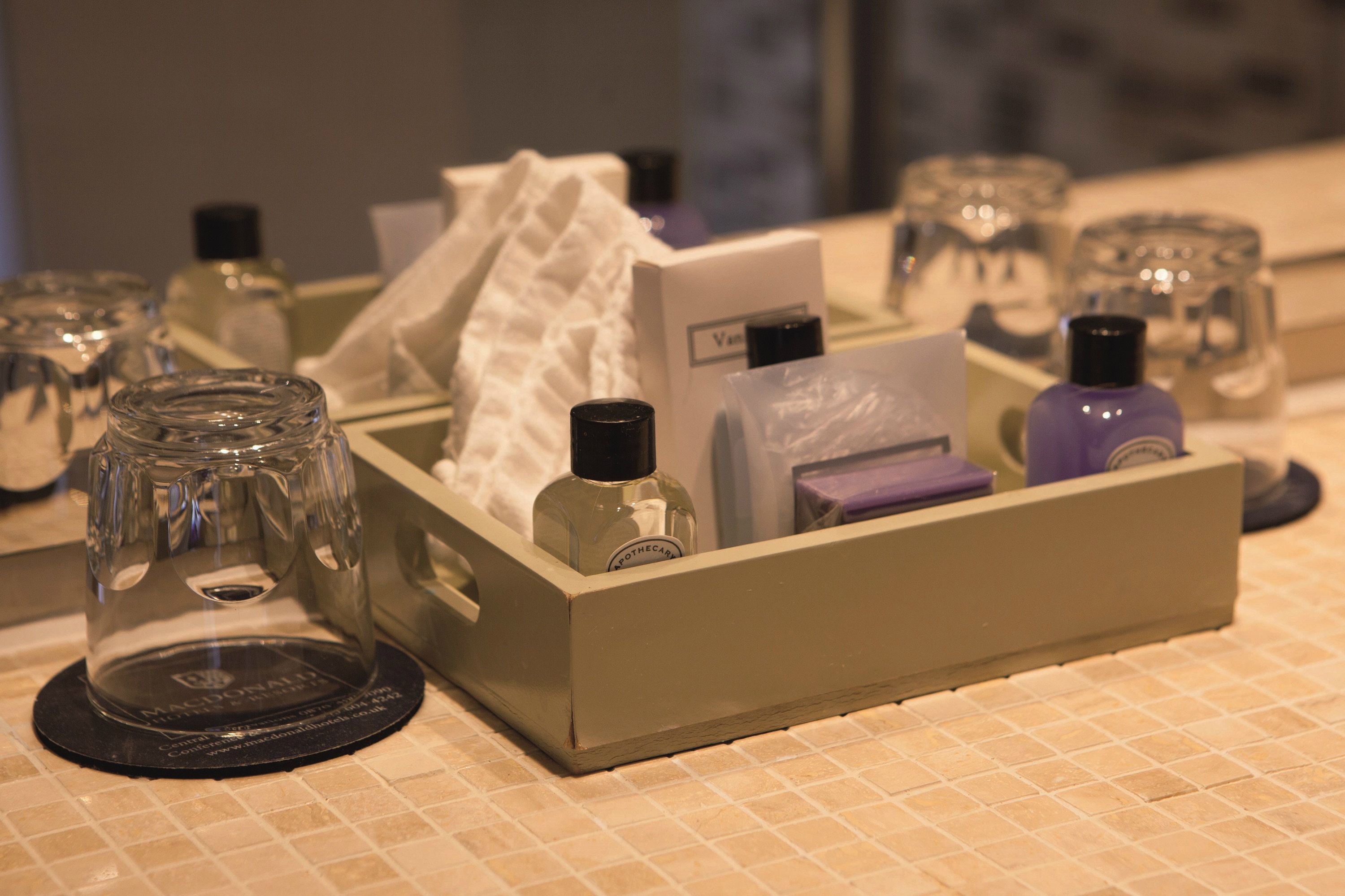 combined shower/bathtub, free toiletries, hair dryer, bathrobes