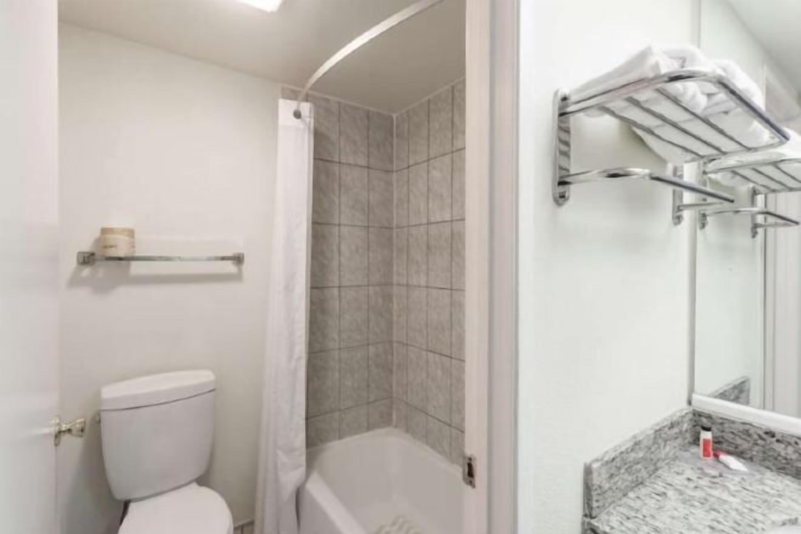 Bathroom | Shower, hair dryer, towels