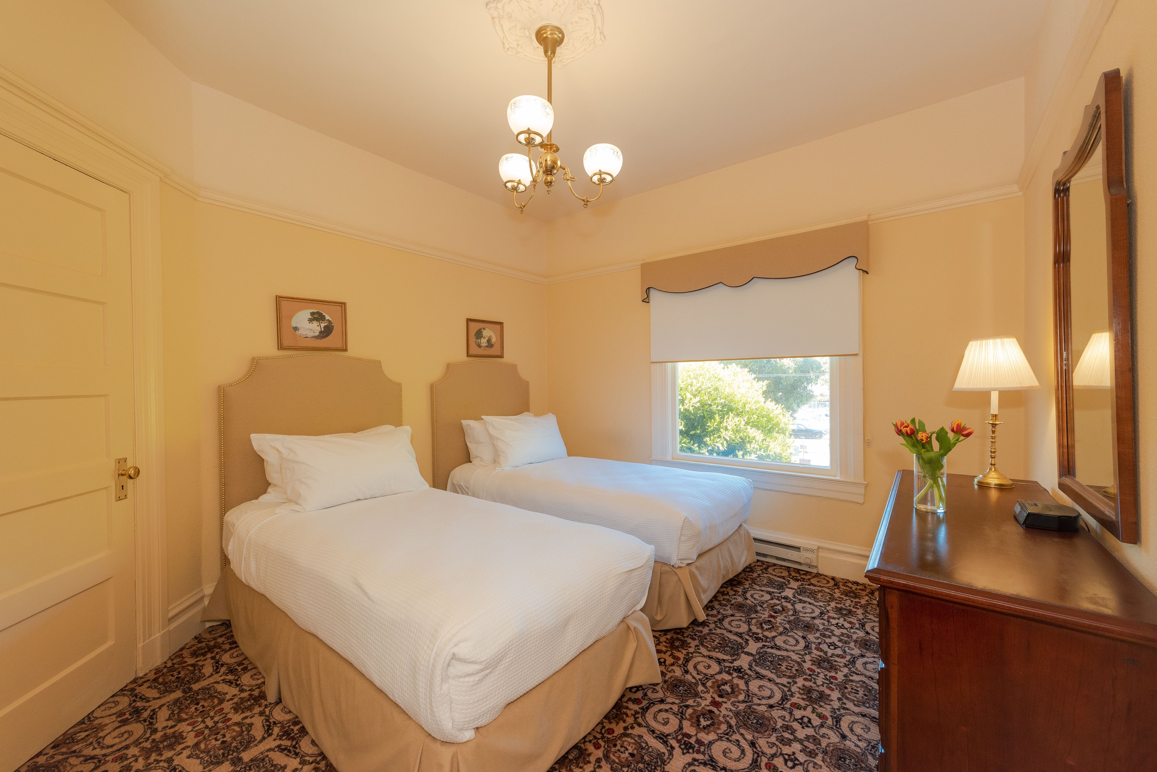 Premium bedding, down duvets, pillow-top beds, individually decorated