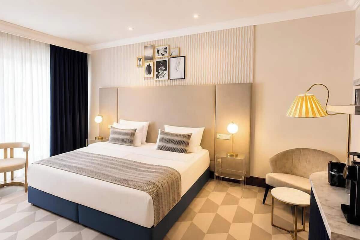 Habitación presidencial, 1 cama King size | 1 habitación, ropa de cama de alta calidad y edredón