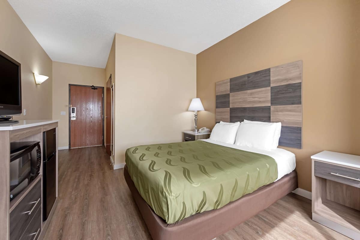 Room, 1 Queen Bed, Accessible, Non Smoking | Minibar, in-room safe, desk, free WiFi