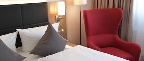 Minibar, in-room safe, blackout drapes, soundproofing