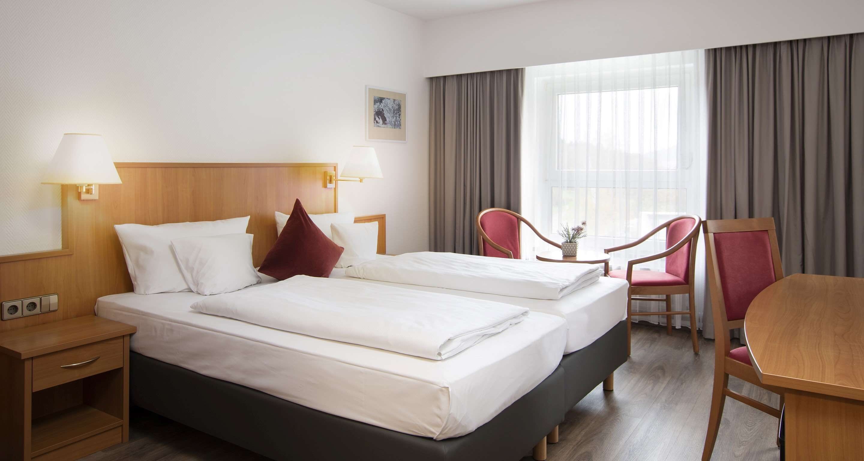 Habitación estándar, 1 cama matrimonial | Minibar, caja de seguridad en la habitación y cortinas blackout 