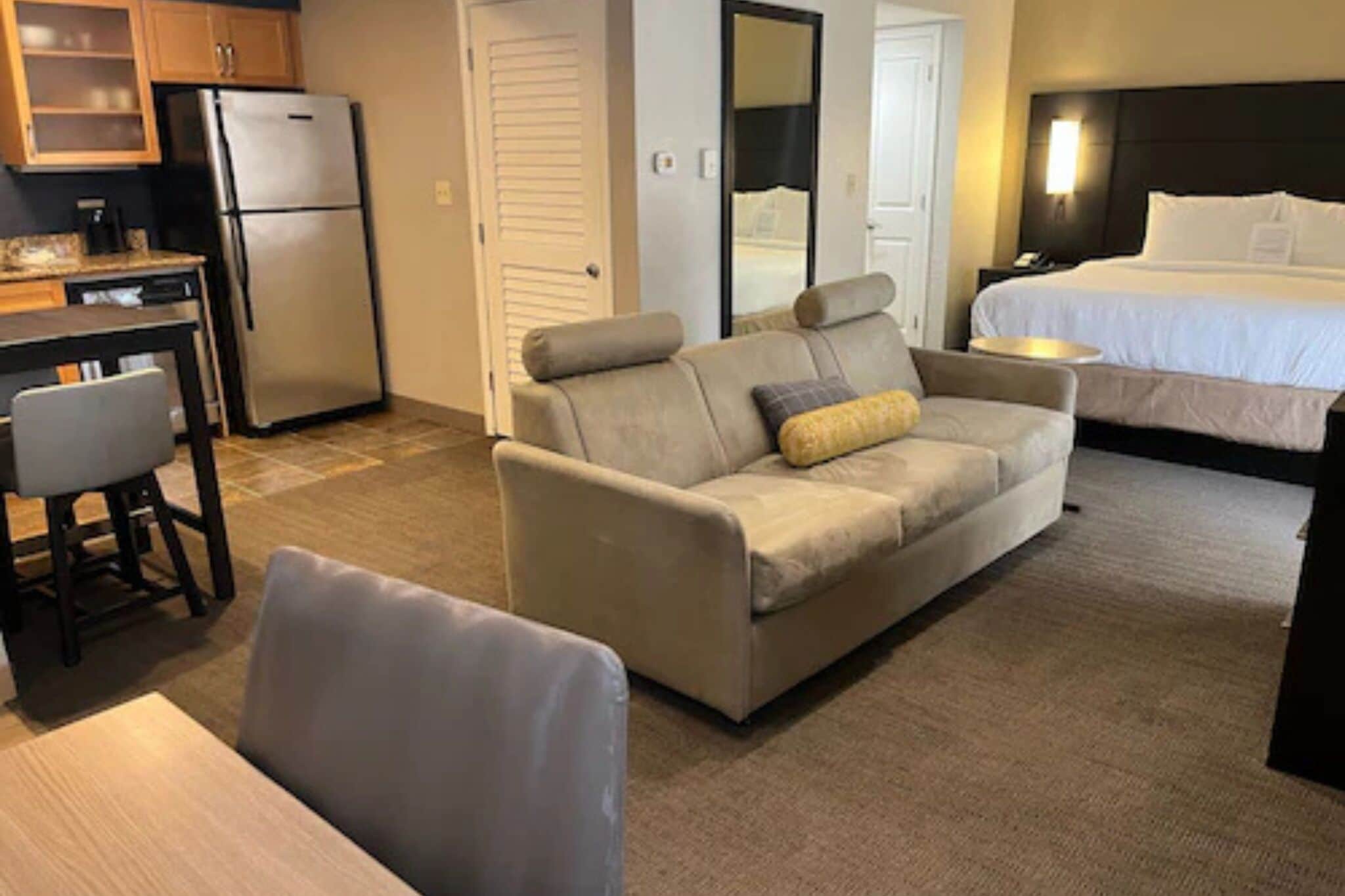 studio, 1 king bed with sofa bed (mobility/hearing accessible, tub) | private kitchen | fridge, microwave, dishwasher, coffee/tea maker