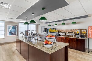 Free daily buffet breakfast