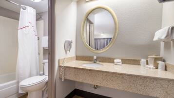 Chuveiro/banheira combinados, produtos de toalete grátis