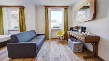 Premium bedding, down comforters, memory foam beds, minibar