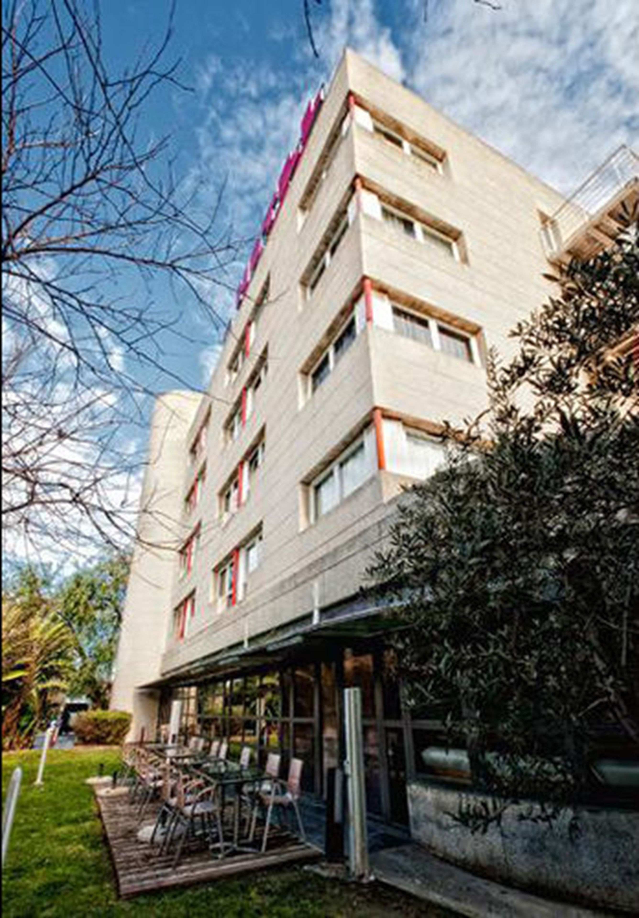 Voorkant van accommodatie