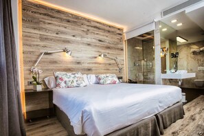 ジュニア スイート キングベッド 1 台 禁煙 | 高級寝具、ピロートップベッド、ミニバー、セーフティボックス (室内)