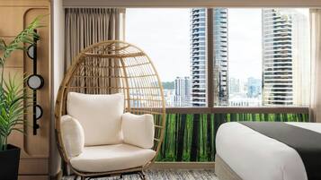 Panda Retreat Room | Premium bedding, in-room safe, desk, blackout drapes