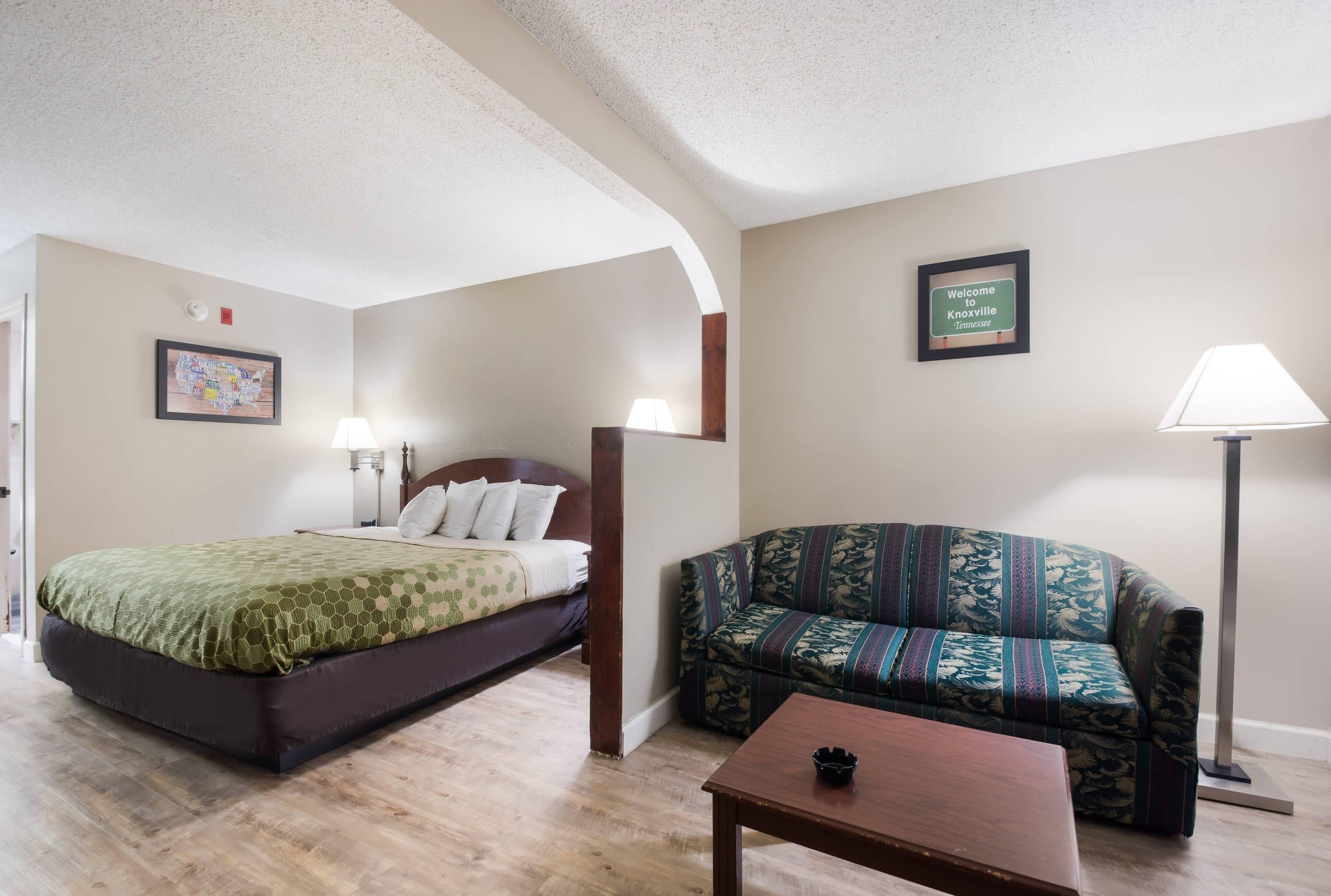 Desk, blackout drapes, iron/ironing board, free WiFi