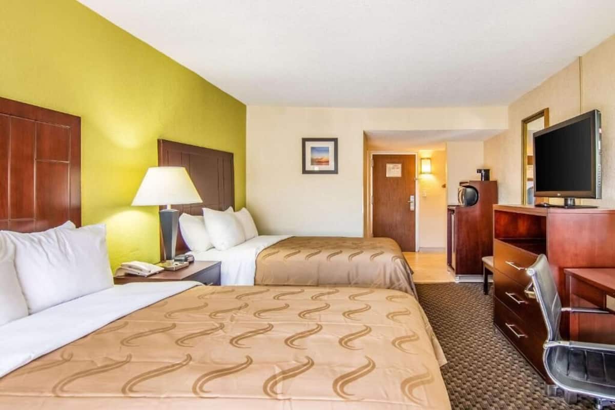 Standard Room, 2 Double Beds | Desk, laptop workspace, iron/ironing board, free WiFi