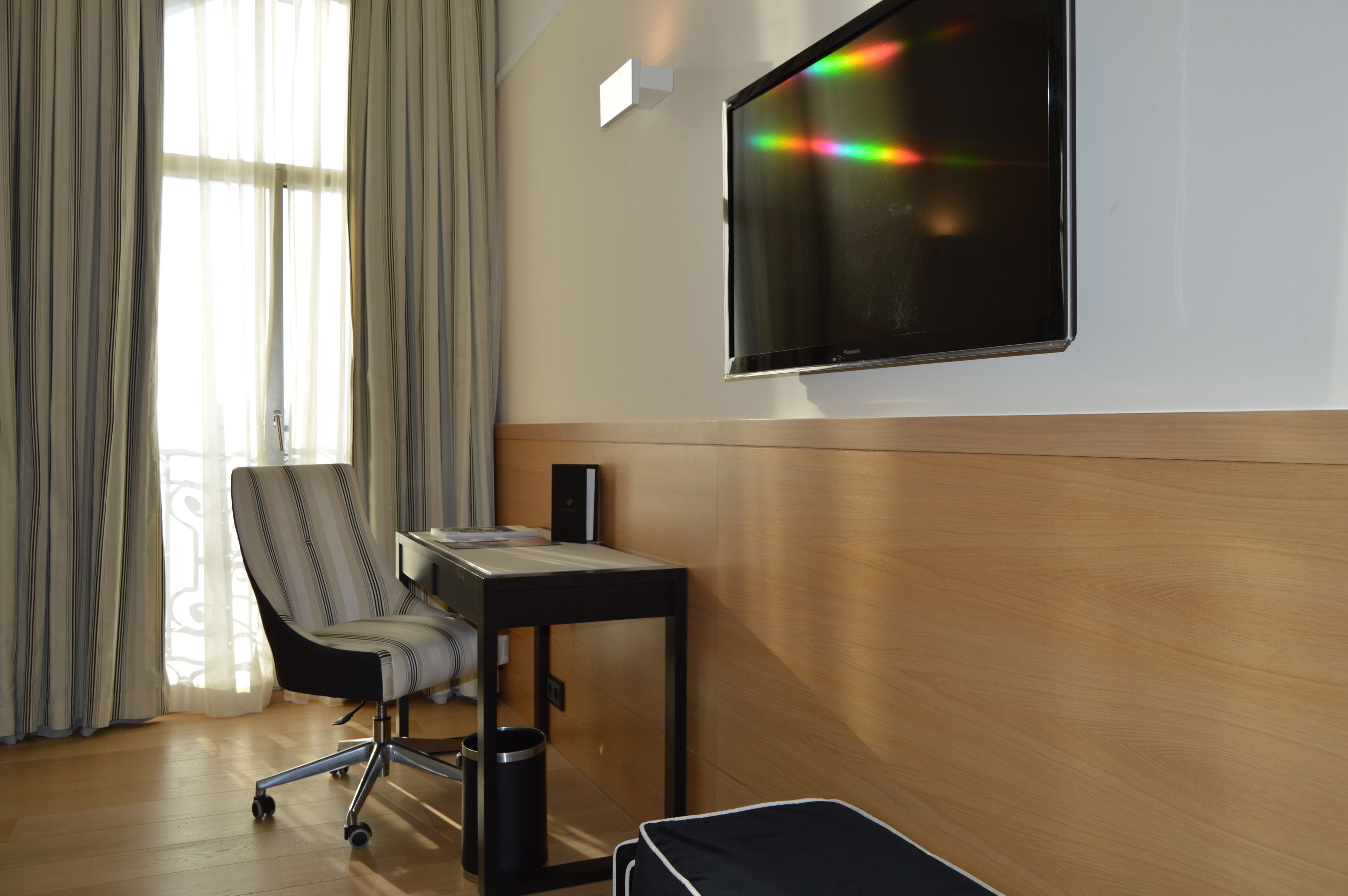 family room, 2 double beds, beach view | premium bedding, minibar, in-room safe, desk